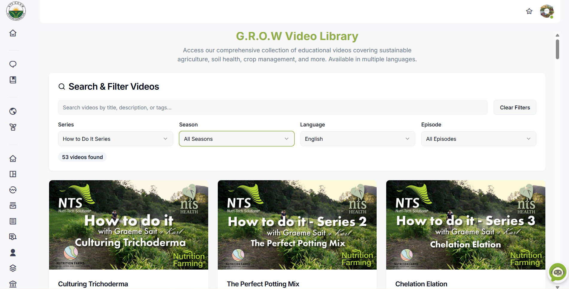 Video Library feature